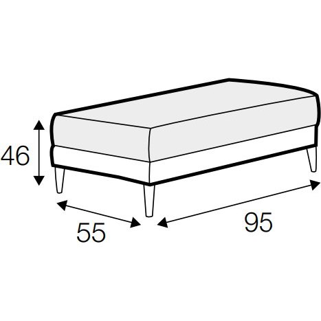 SITS SITS Jenny Footstool Large