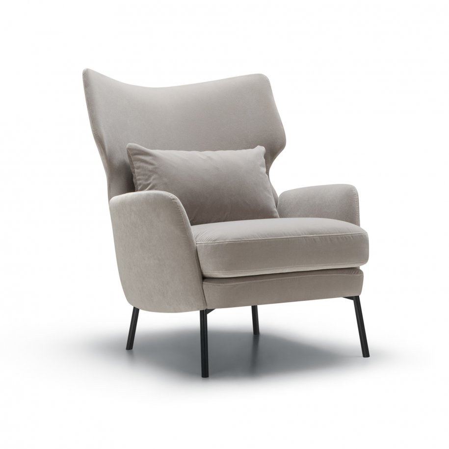 Sits Alex Armchair Light Grey Right side