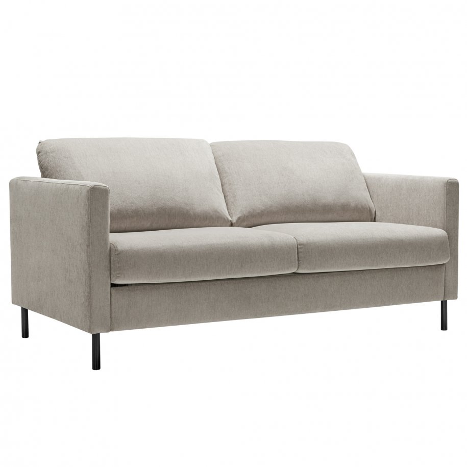 SITS FELIX 3seater sofa bed lilac light grey angled view
