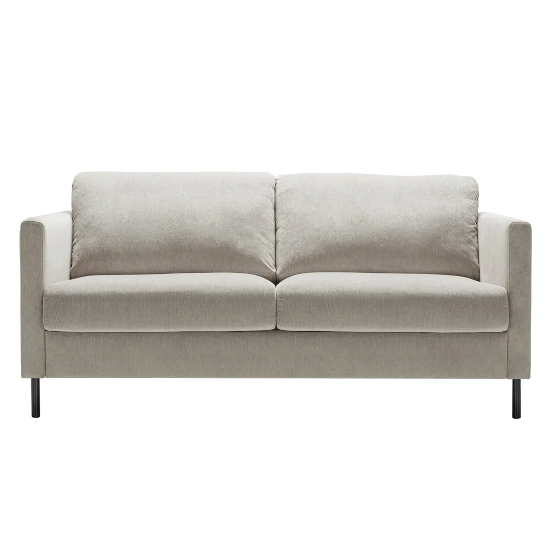 SITS FELIX 3seater sofa bed light grey front facing