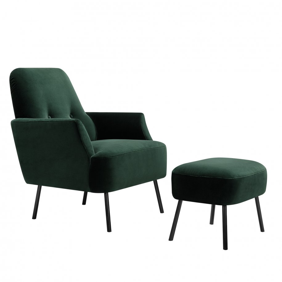 Sits Play footstool with armchair Lario Dark Green
