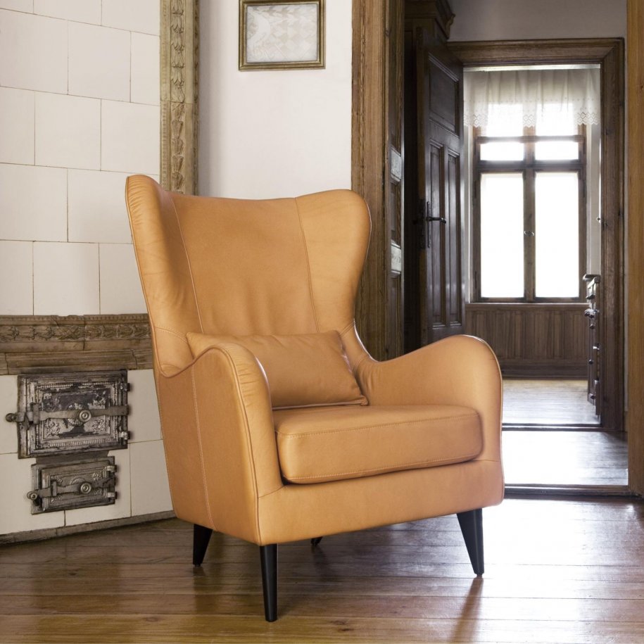 Sits Greta Armchair Aniline Camel