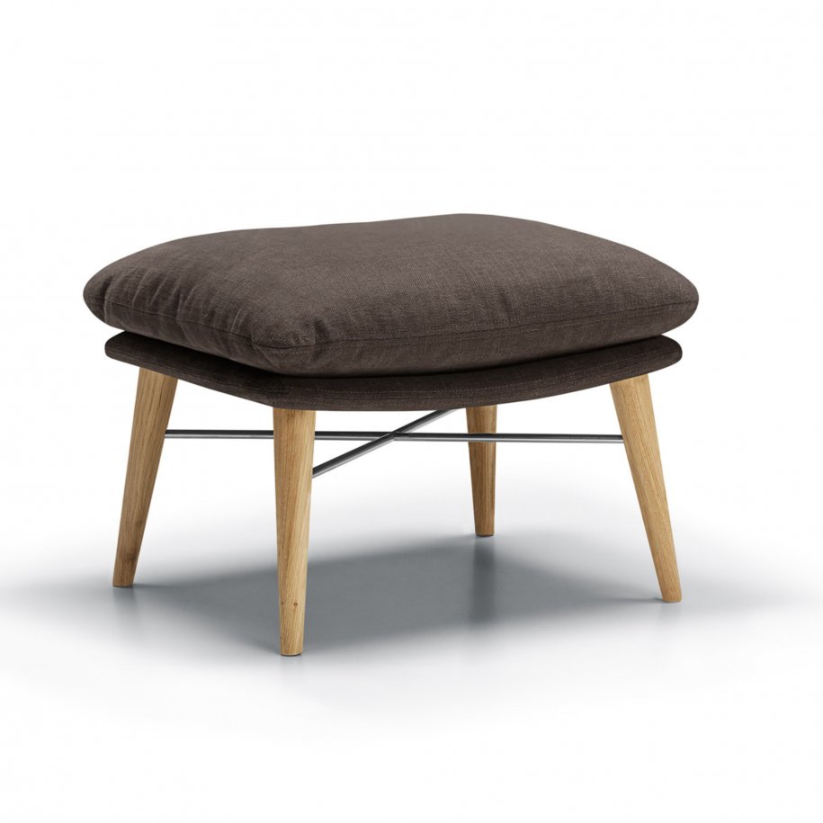 Sits Amy footstool dark brown