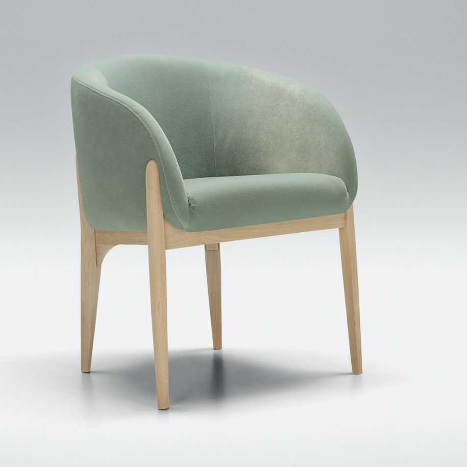 Sits Jenny Bistro Armchair Classic Velvet Light Turquoise