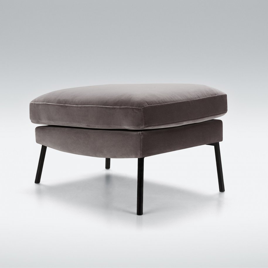 Sits Alex footstool Lario Dark Grey