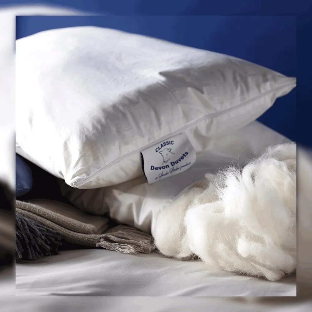 Original Wool Pillow by Devon Duvets Original Wool Pillow by Devon Duvets
