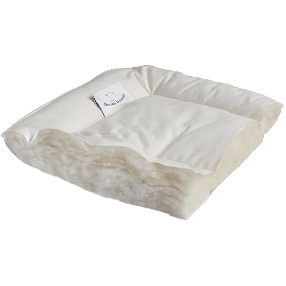 Devon duvet mattress topper cut out close up