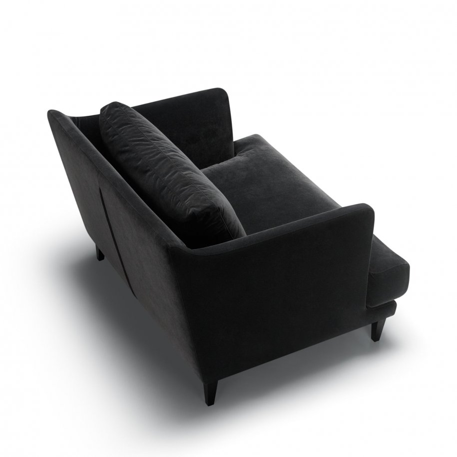 Sits Vera Loveseat Classic Anthracite back view