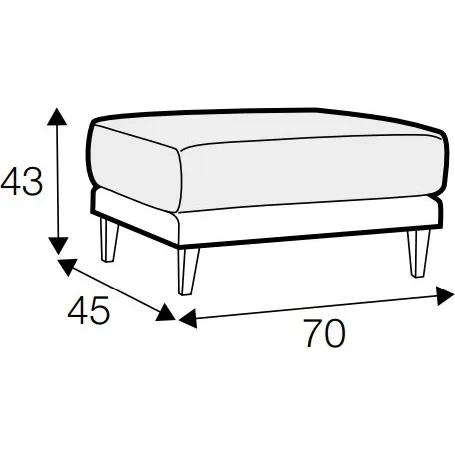 SITS Vera Footstool Small SITS Vera Footstool Small