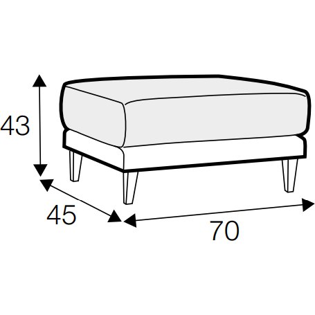 SITS SITS Vera Footstool Small