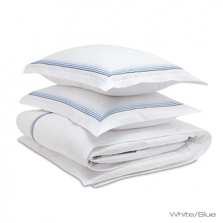 Empress Boudoir Pillow Case white Blue