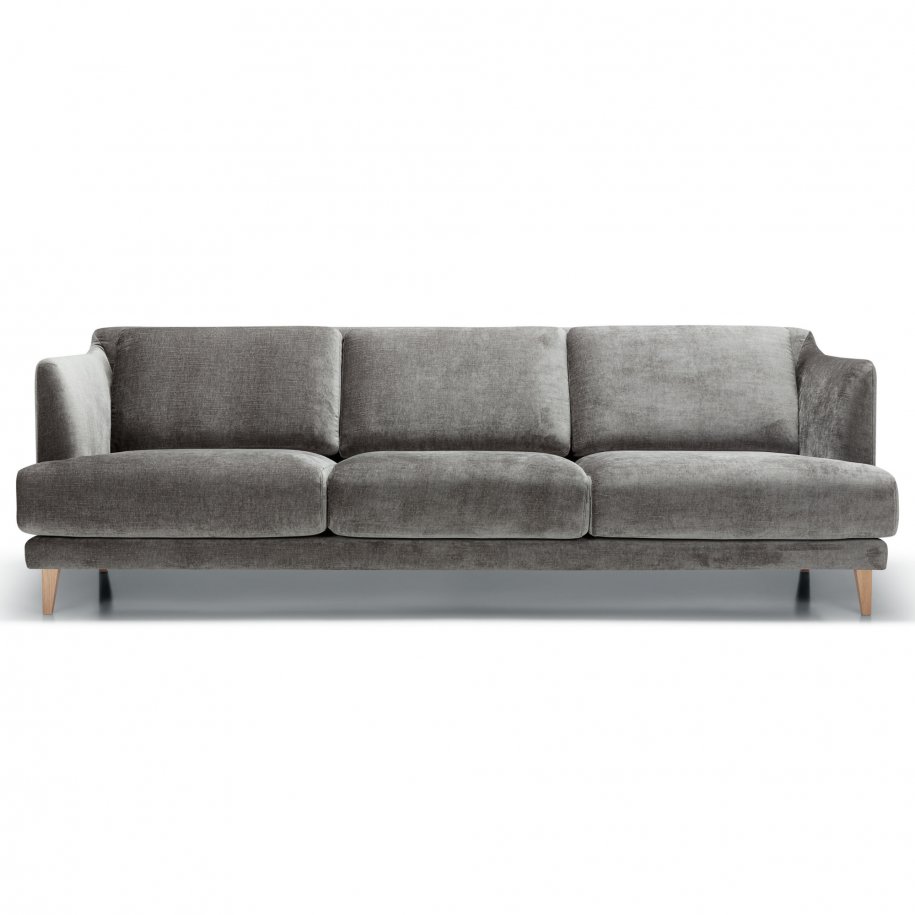 Vera 2 Seater wildflower grey front facing