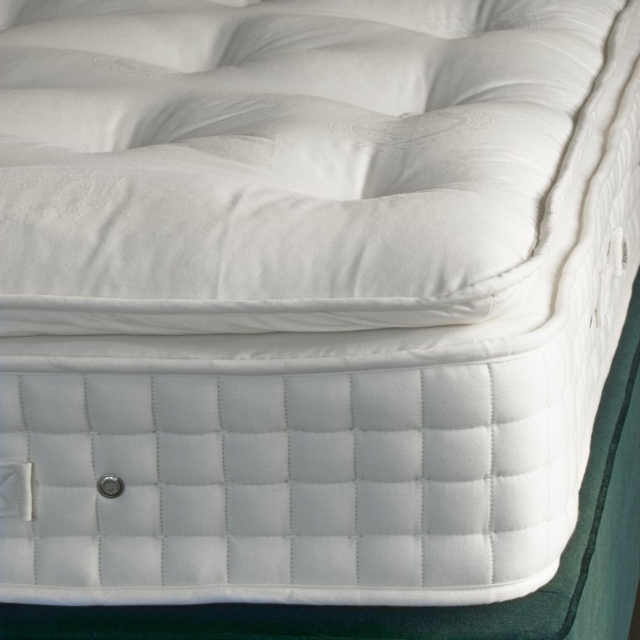 Hypnos Pillow Top Elite Faded Max Emerald Marie detail
