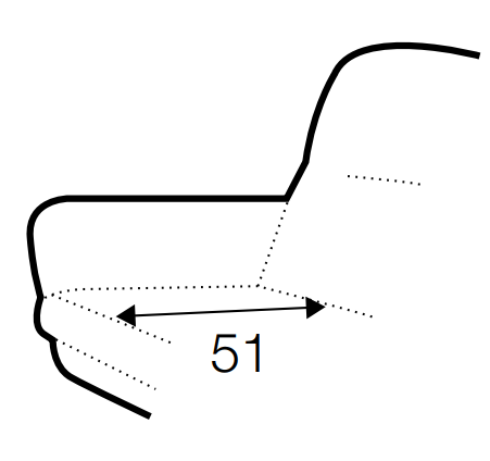 Amy Armchair Seat Depth Dimension