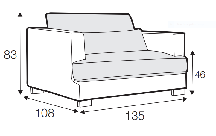 Brandon Armchair Wide