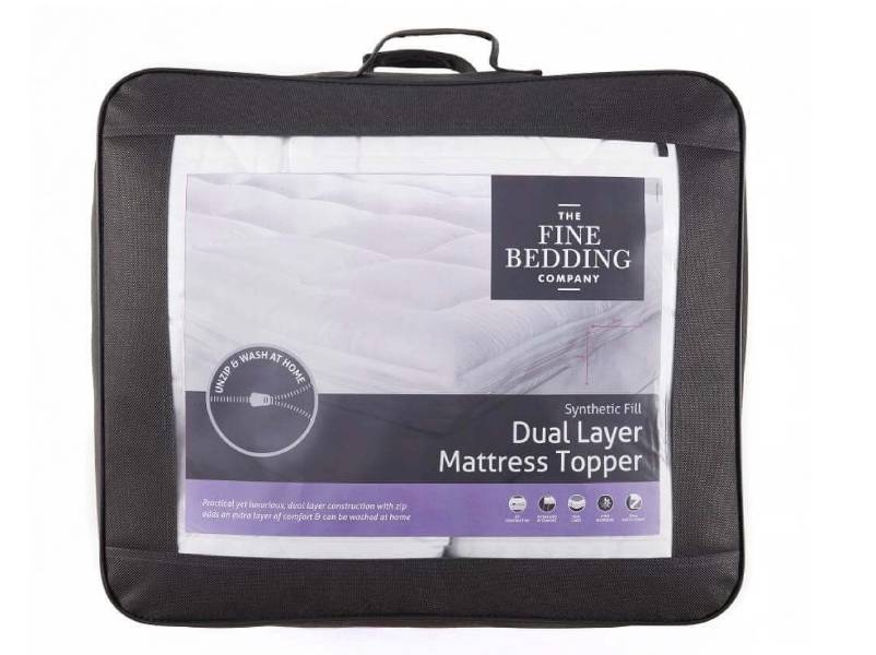 Dual Layer Mattress Topper by The Fine Bedding Company