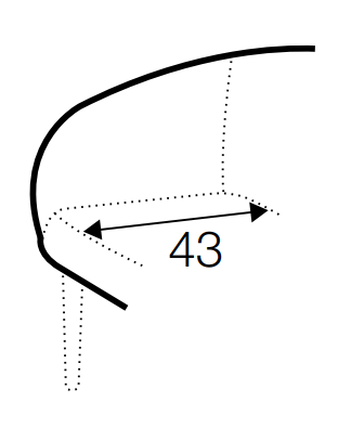 Jenny Bistro Armchair Seat Depth Dimensions