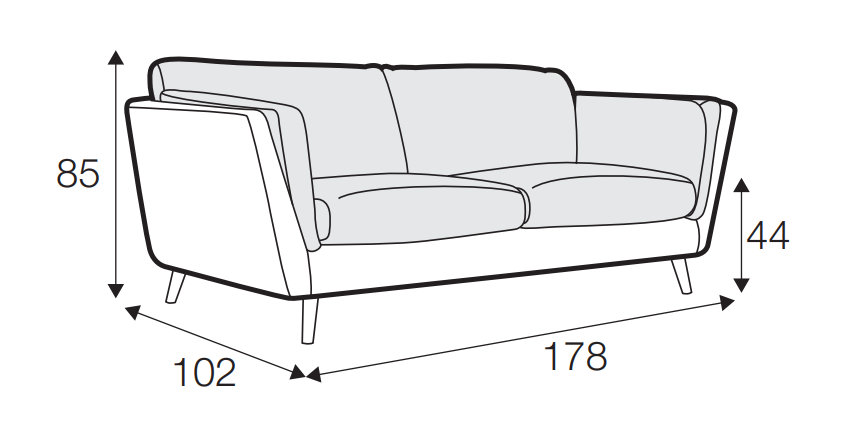 Nova 2 Seater Sofa