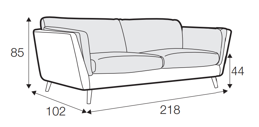 Nova 3 Seater Sofa