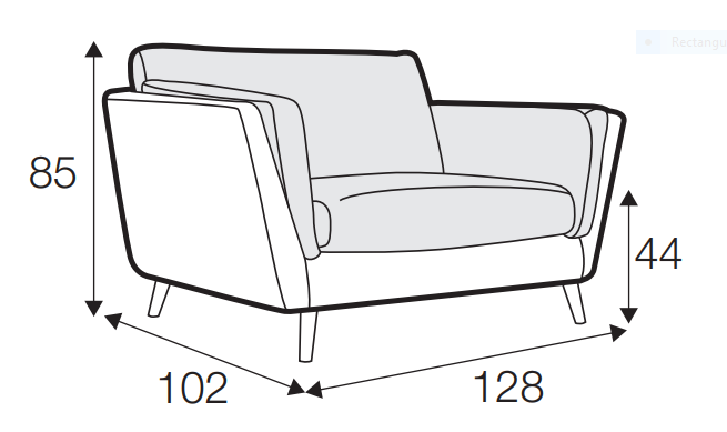 Nova Armchair Wide