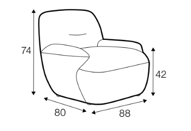 Uma Armchair Dimensions